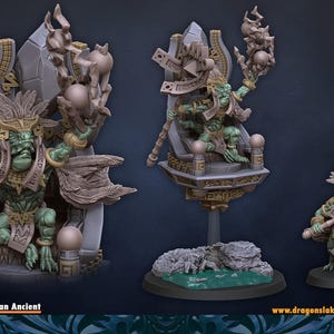 ミスティック スキンク プリースト| ベース無料付属| さらに割引！| DragonsLake Miniatures