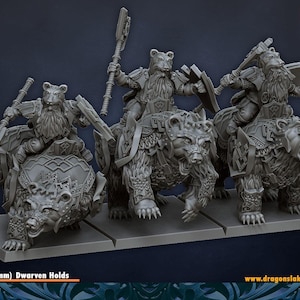 dwarf bear riders | free bases included| get additional discount!