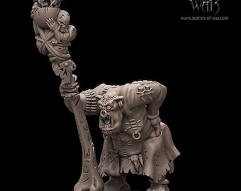 Orc Female Shaman| free bases included| get additional discount!| Avatars of War