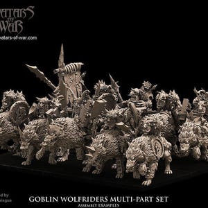 Goblin Wolf Riders| free bases included| get additional discount!| Avatars of War