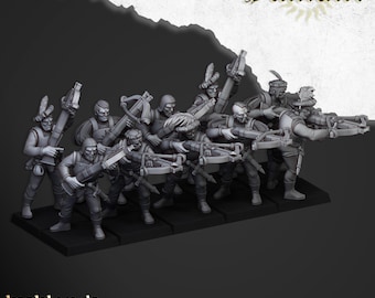 Sunland Crossbowman| free bases included| get additional discount!| Highlands Miniatures