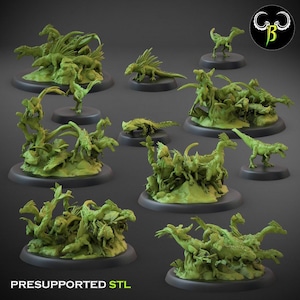 Saurian Swarm| free bases included| get additional discount!| ClayBeastCreation