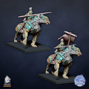 Maréchal sur griffon | Socles gratuits inclus | Bénéficiez d'une réduction supplémentaire ! | DragonsLake Miniatures