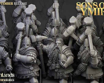 ドワーフ・キングスガード｜無料ベース付き｜さらに割引！｜ハイランドミニチュア