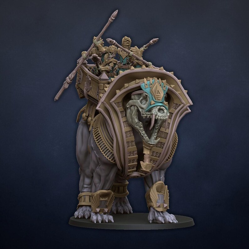 Battle Sphinx Miniature| Free Bases Included| Get Additional Discount ...