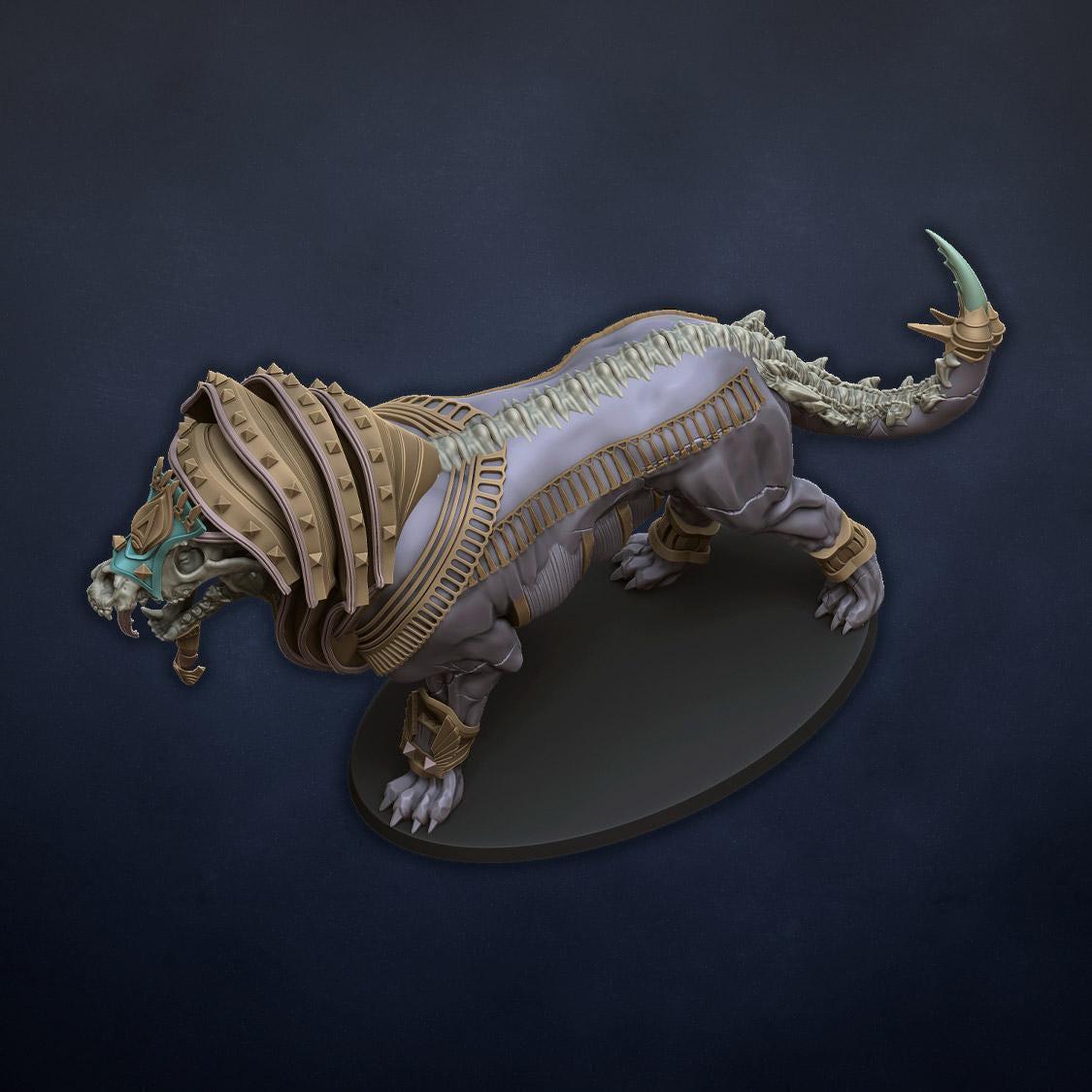 Battle Sphinx Miniature| Free Bases Included| Get Additional Discount ...