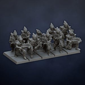 Dread Elves Crossbowmen| free bases included| get additional discount!| DragonsLake Miniatures
