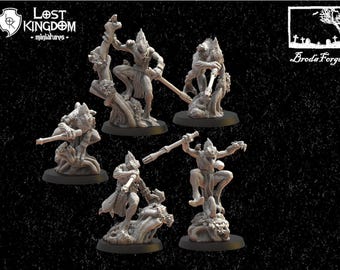 Unidade Kuaxotl | Bases grátis incluídas | Obtenha desconto adicional! | Lost Kingdom Miniatures