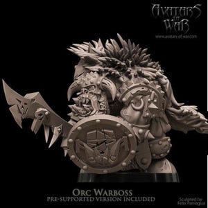 Black Orc Warboss| free bases included| get additional discount!| Avatars of War