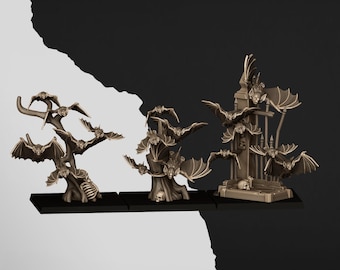 Bat Swarm| free bases included| get additional discount! |Highlands Miniatures