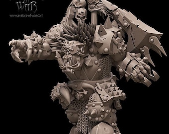 Black Orc Warlord| free bases included| get additional discount!| Avatars of War