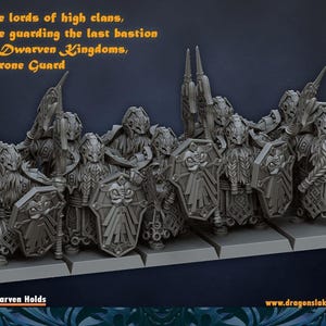 Throne Guards| free bases included| get additional discount!| DragonsLake Miniatures