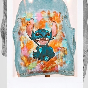 Stitch custom denim jacket
