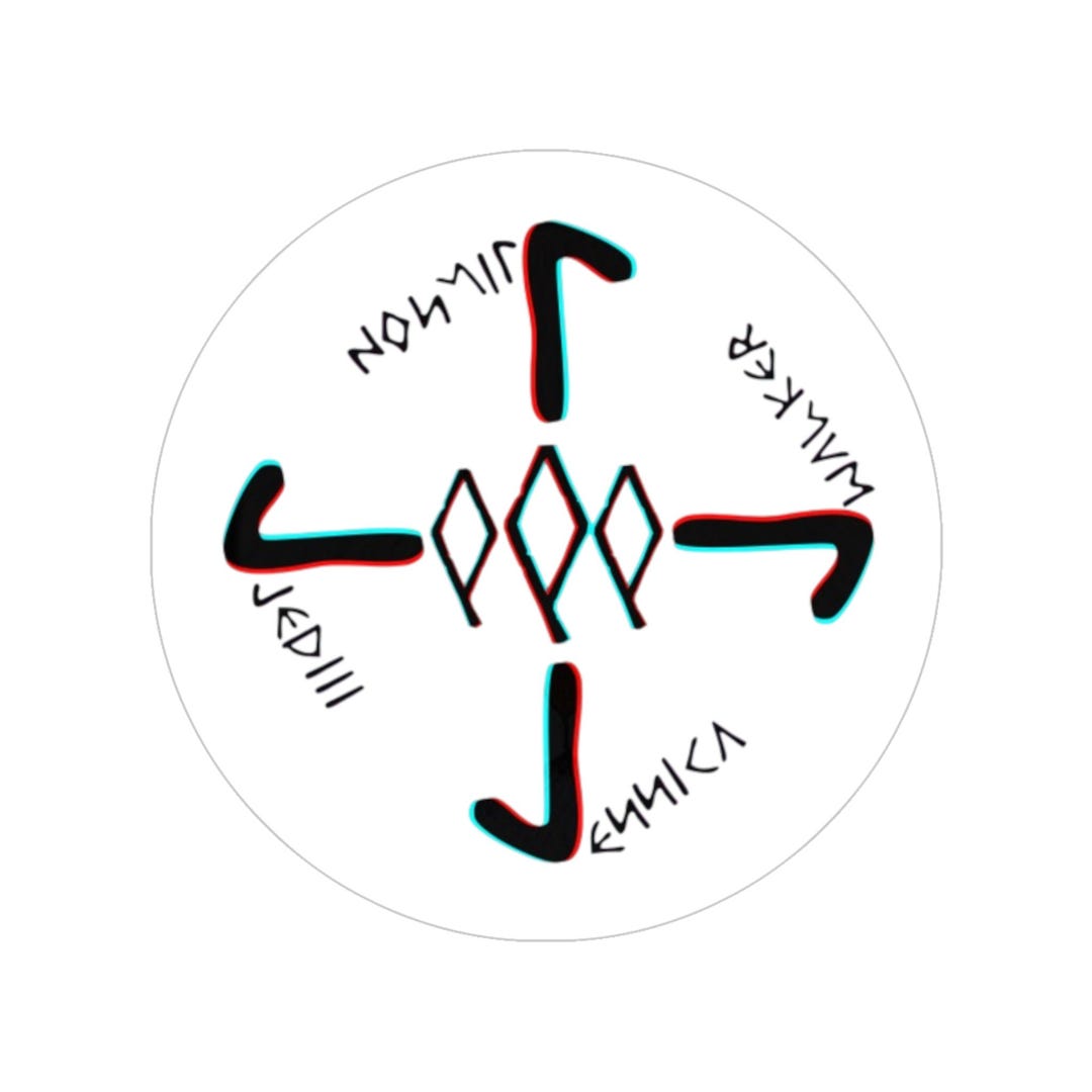 Queen Jediii Walker, Jessica Walker Jilson, Logo, Glitch Rune Compass ...