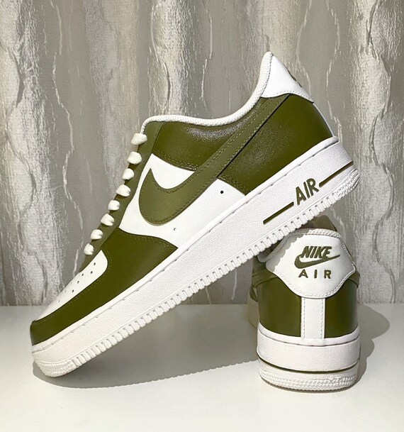 military green nike air force