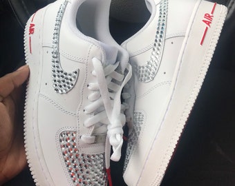 af1 red bottom