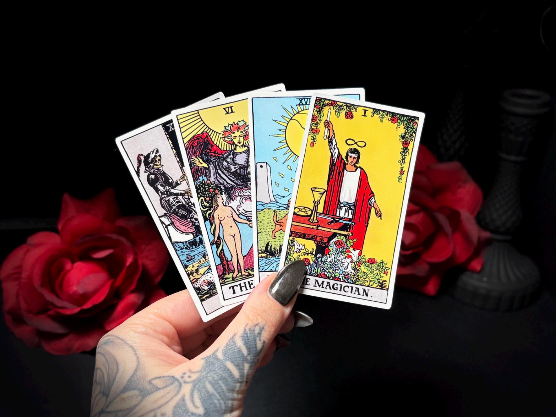 Rider Waite Tarot Deck Holographic - Etsy