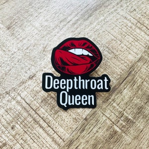 Deep Throat Queen Waterproof Sticker - Etsy
