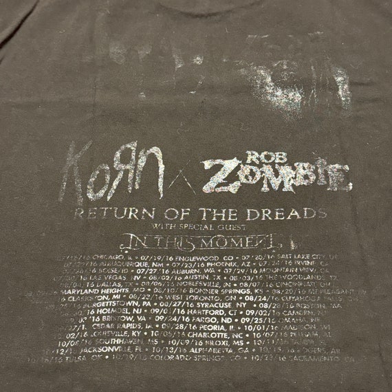 2016 Return of the Dreads Tour Merch  Rob Zombie … - image 5