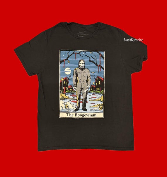 Halloween Michael Myers The Boogeyman Tarot Horror Movie Shirt L