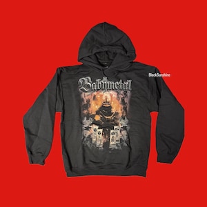 Babymetal Demons & Wolves Japanese Metal Band Hoodie M