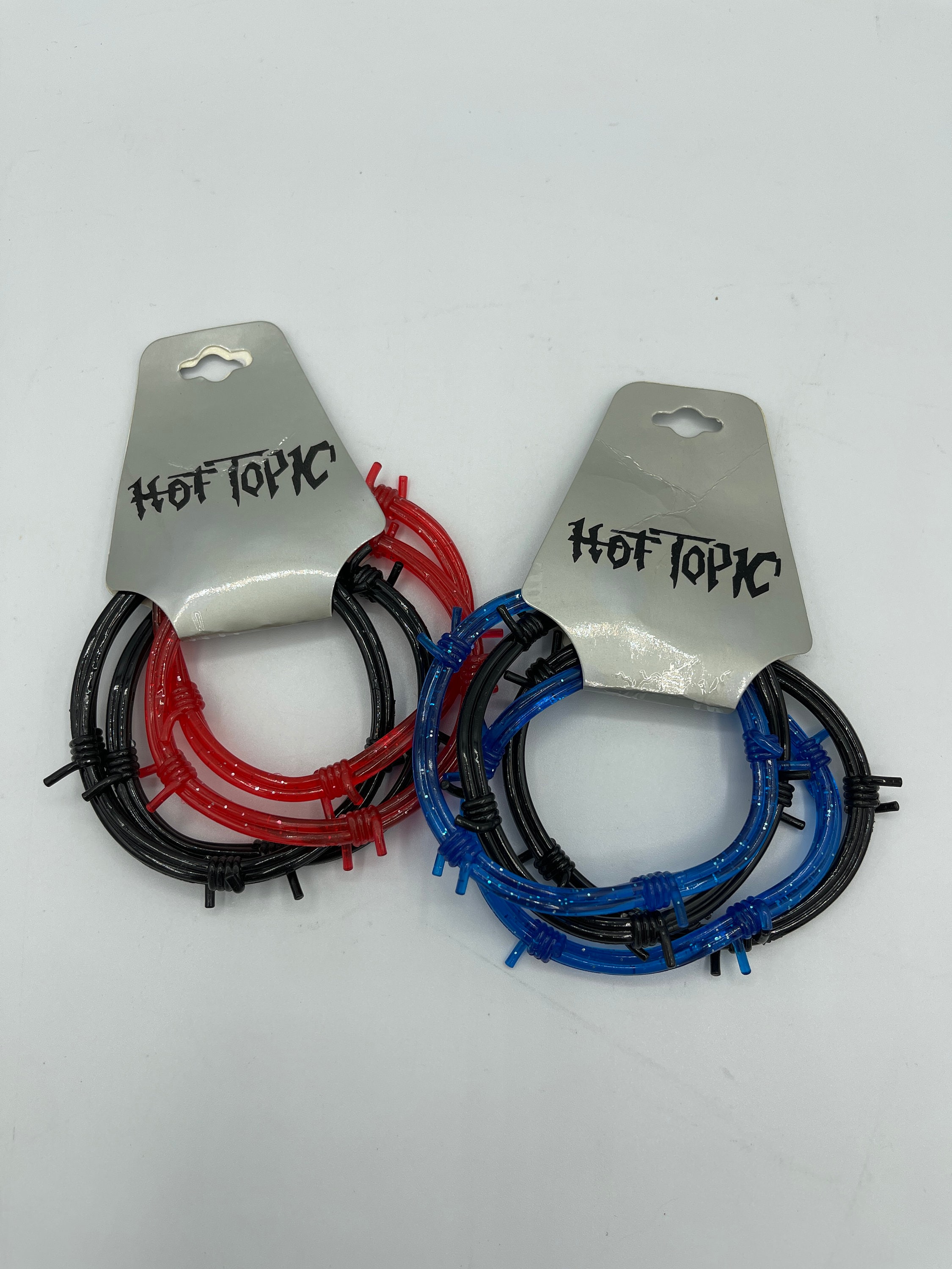 VTG Y2K Hot Topic Jelly Barbwire Bracelets Etsy