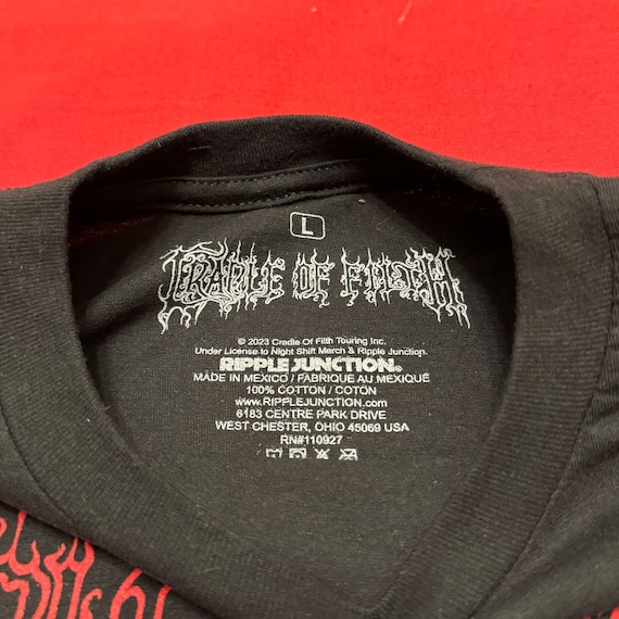 Cradle of Filth Dani Goth Metal Band Shirt L - Etsy