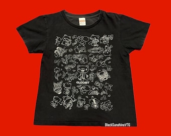 Y2K Gloomy Bear Cartoon Graphic Emo Goth Shirt S