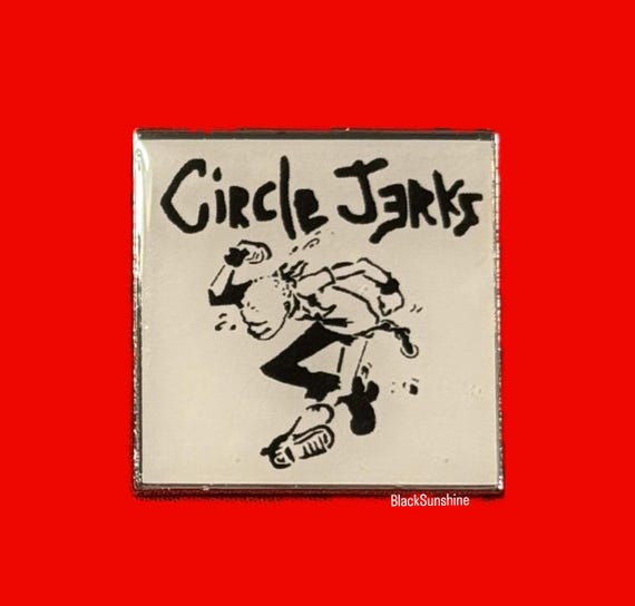 Circle Jerks Skanker Punk Enamel Pin
