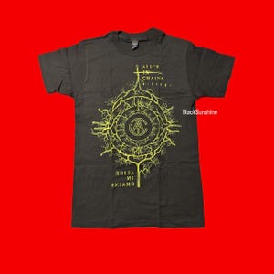 Alice In Chains Capillary 2014 Tour Grunge Band Shirt S