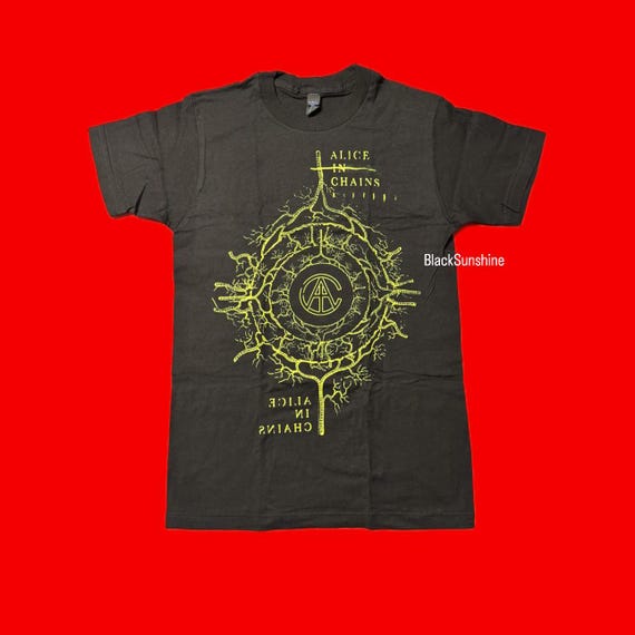 Alice In Chains Capillary 2014 Tour Grunge Band Shirt S