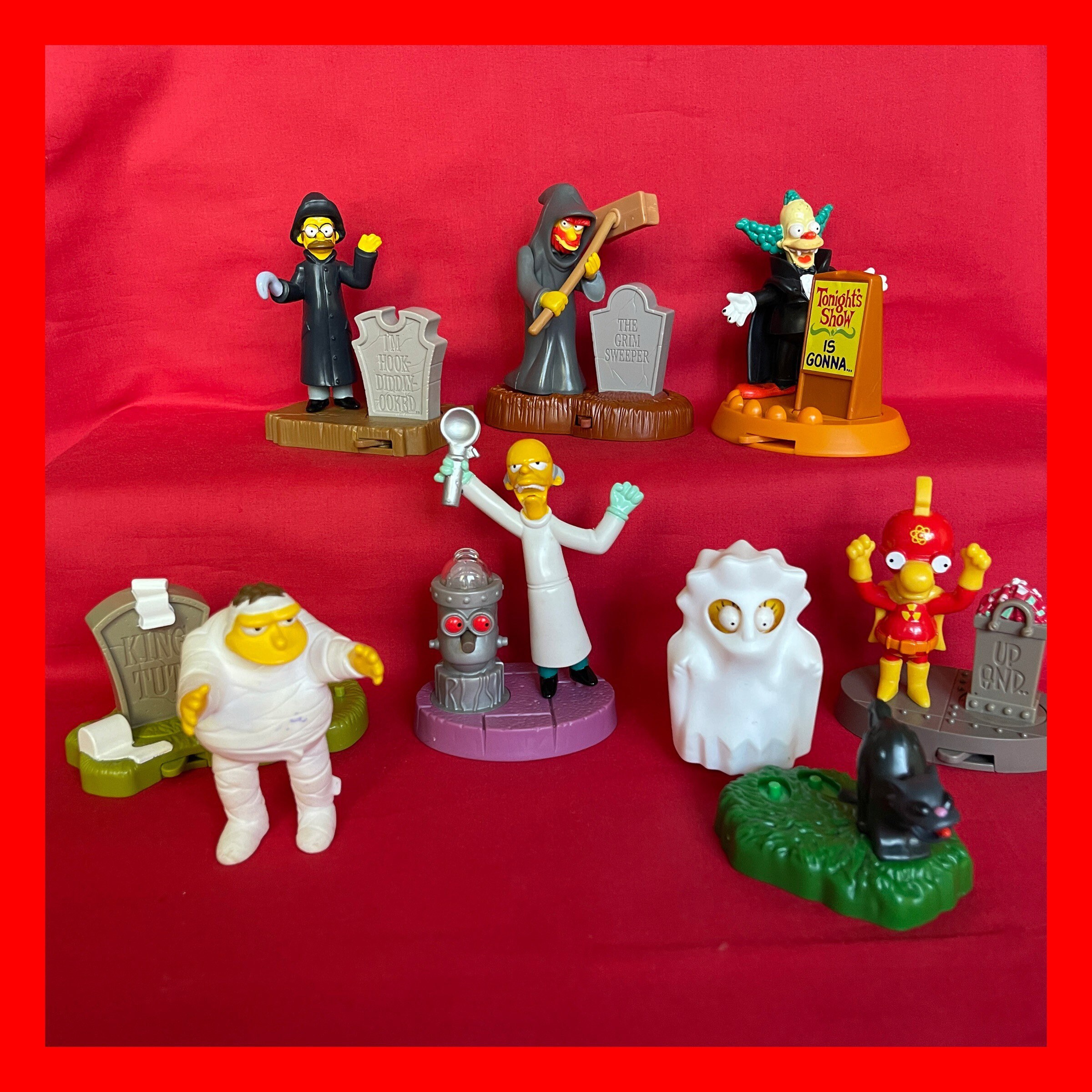 Simpsons treehouse of horror burger king toys