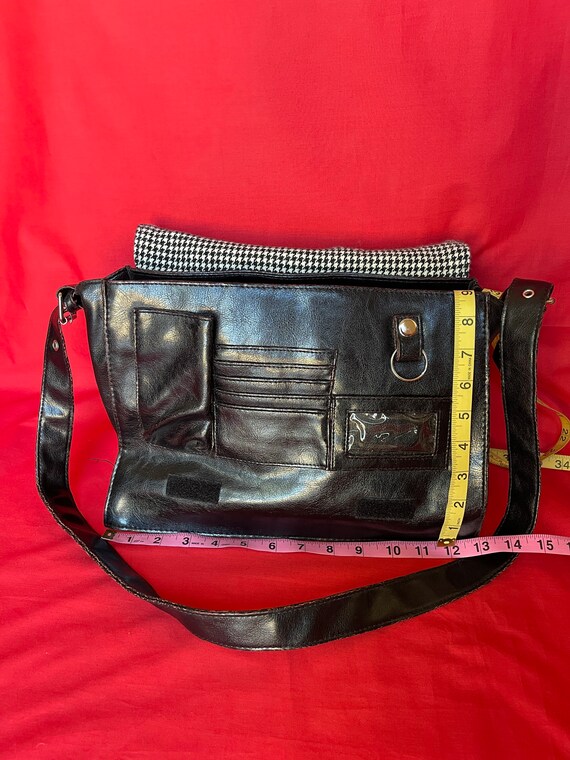 Y2K Faux Leather Initial Messenger Bag " C " Gem