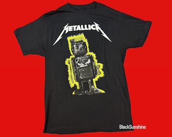 Metallica 72 Seasons Burnt Robot Metal Band Shirt M
