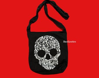 Spooky Halloween Skull Coffin Print Emo Alt Goth Mini  display picture 3