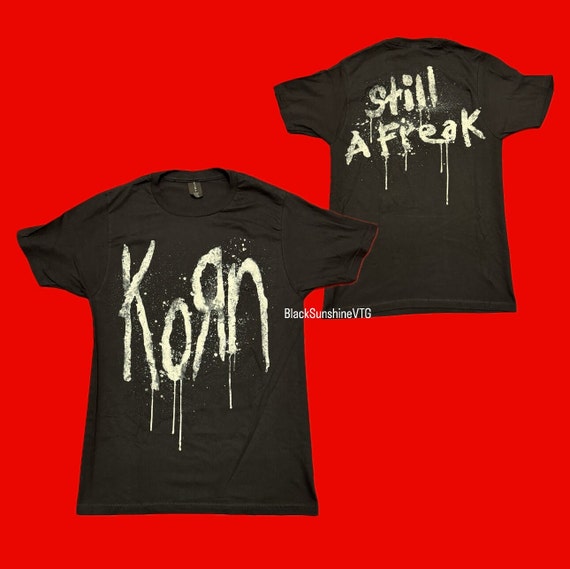 Korn Still A Freak Double Graphic Nu Metal Band Shirt S