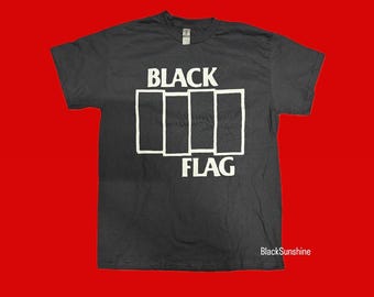 Black Flag Everything Went Black New Men T-shirt Fully
