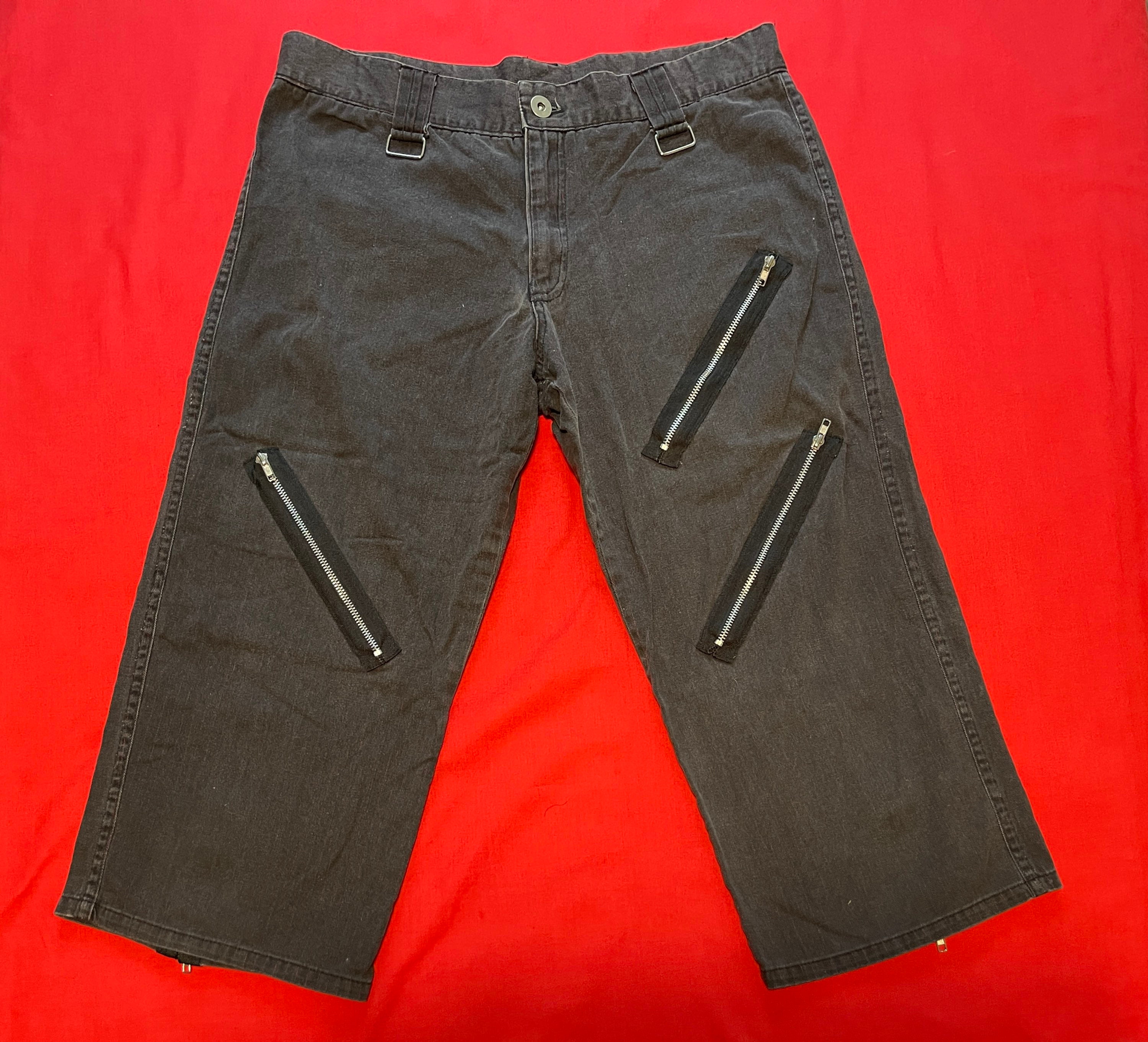 Generic Gothic Split Leg Bondage Pant Rock Hard Trouser