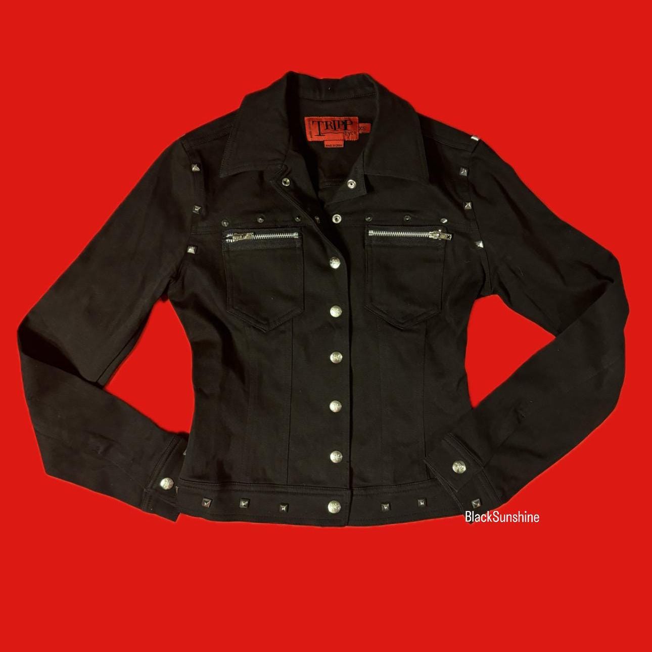 TRIPP NYC ジャケット VTG TRIPP NYC WOOL MOTORCYCLE JACKET MADE IN USA VINTAGE