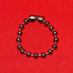 Ball and Chain Nu Metal Mall Goth Bracelet