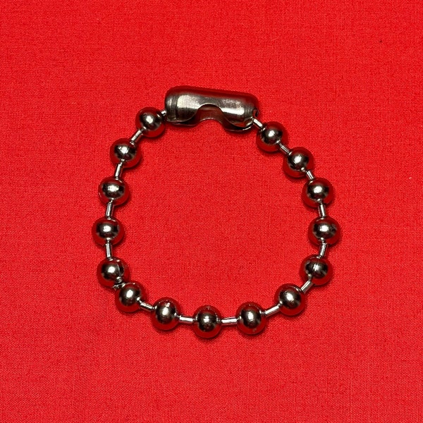 Ball and Chain Nu Metal Mall Goth Bracelet