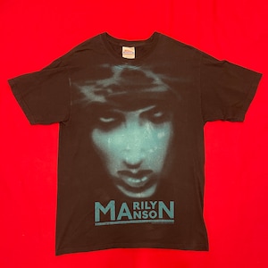 Marilyn Manson 2009 High End of  Low Goth Shock Rock  Band Shirt M
