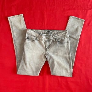 VTG Tripp NYC Gray Skinny Denim Jeans Pants Sz 5