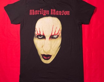 Vintage Marilyn Manson 1995 Winterland We Hate Love T Shirt