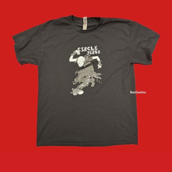 Circle Jerks Skanker Punk Band Shirt L