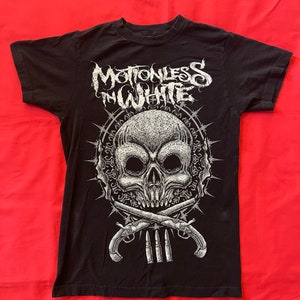Motionless in White Skull and Pistols Shirt XS - Etsy