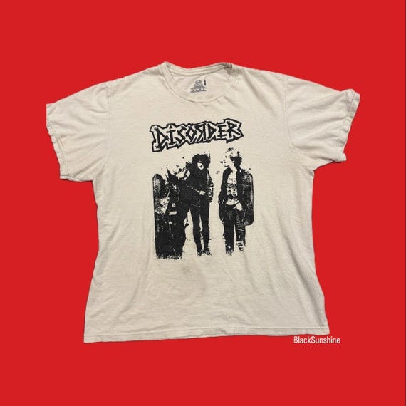 Disorder Kaos Crust Punk Band Shirt L