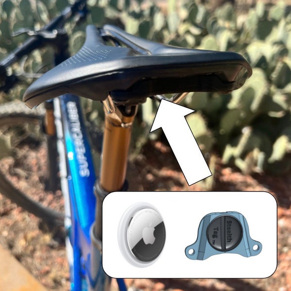 Stealth Tag® Specialized Saddle- Most Sleek way to hide an AirTag under ANY Specialized Saddles + GoPro and Bontrager Mount Options