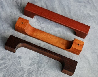 5" 8" 10" Hardwood Drawer Pulls, Wooden Cabinet Handles, Solid Wood Wardrobe Door Pull, Simple Wood Pulls, Drawer Handles,