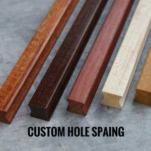 Solid Wood Drawer Pulls Hardwood Drawer Pulls Wooden Furniture Handles Kitchen Cabinet Door Pulls Wardrobe Door Pull Wood Pulls Modern